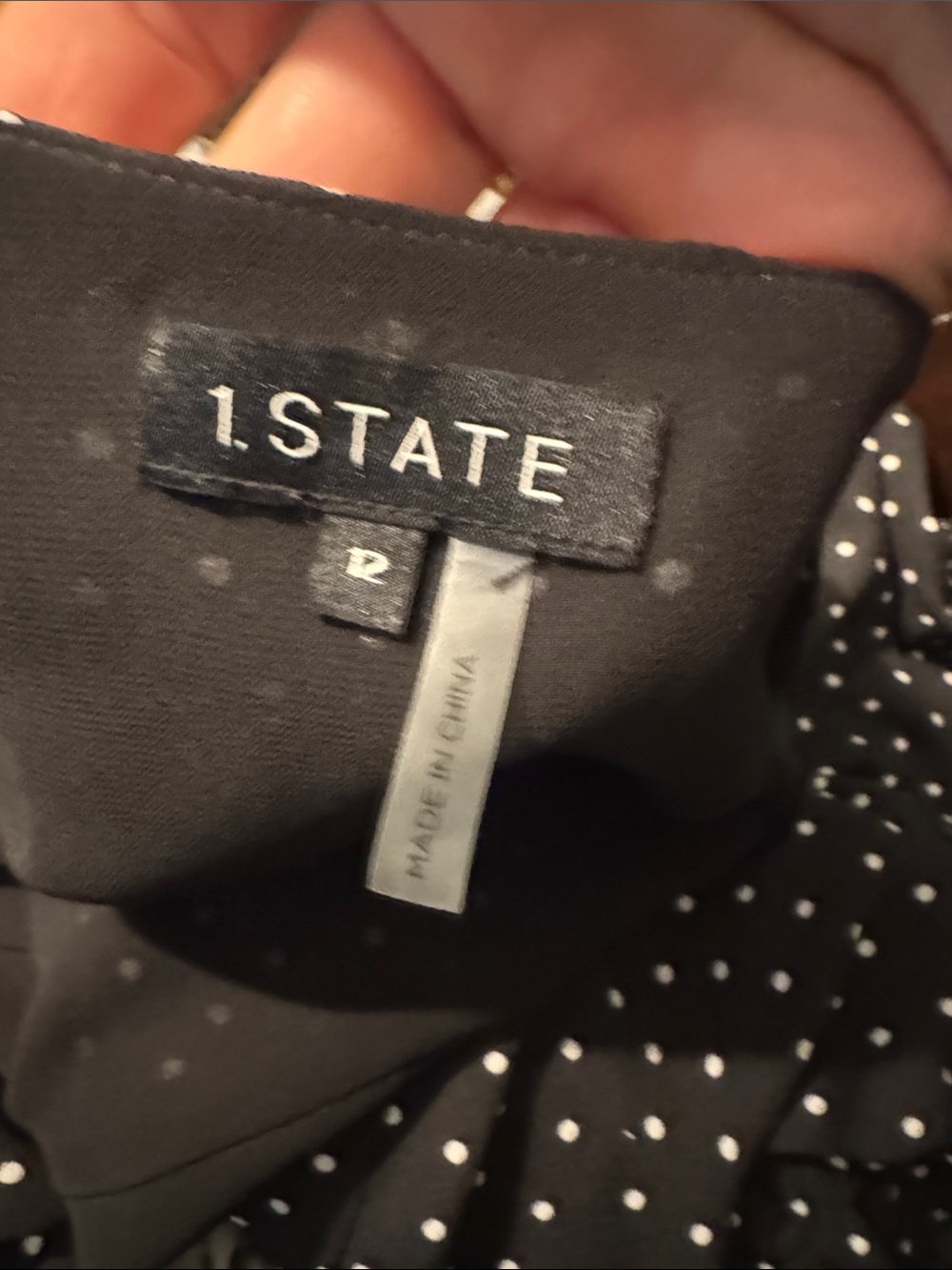 Black Polka Dot Maxi Dress with Ruffle Sleeves - Picture 5 of 5